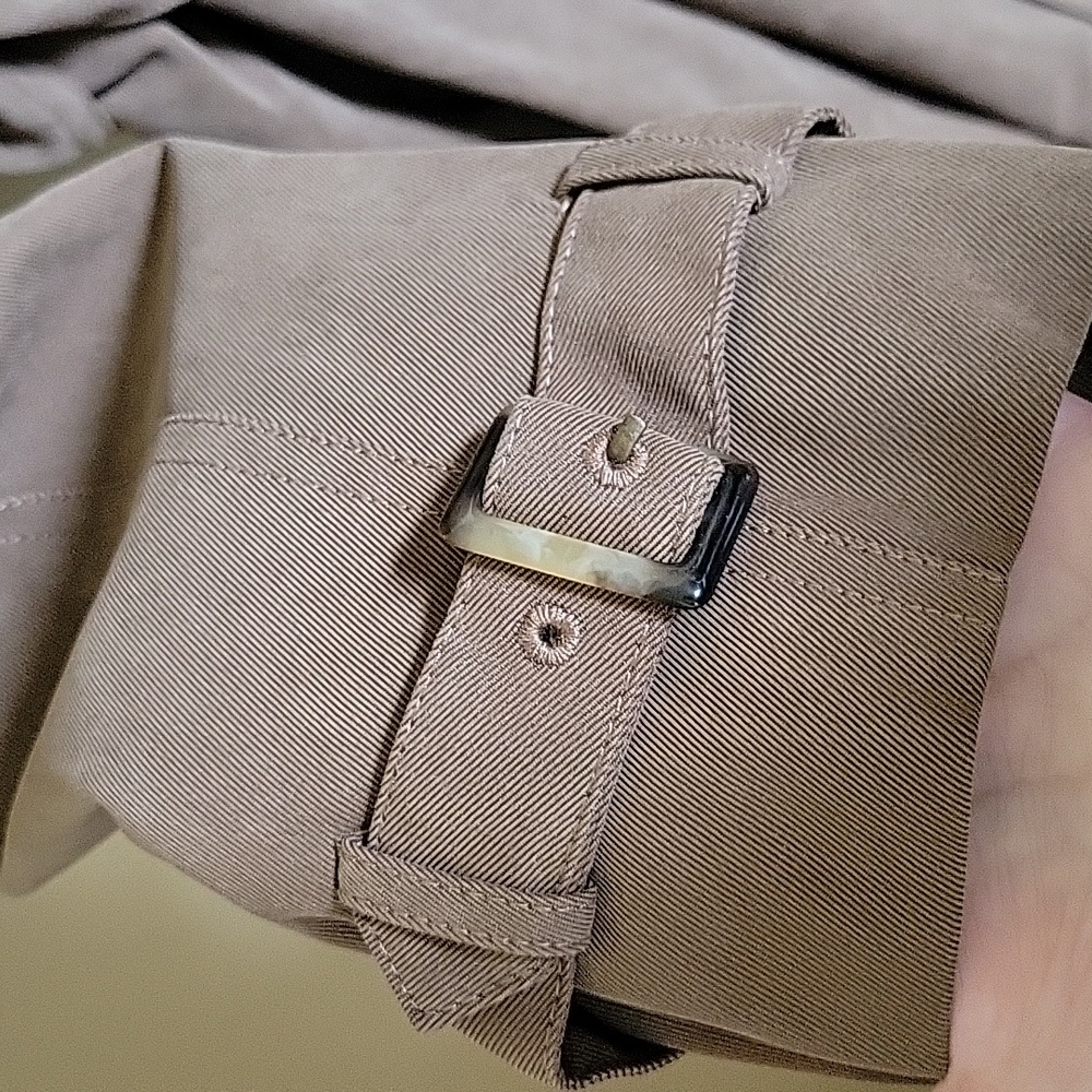NWT London Fog Brown Double-Breasted Trench Coat - Picture 7 of 16